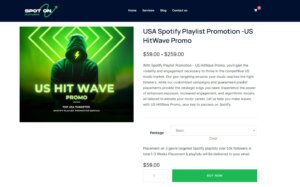 Spot On playlists Spotify Playlist Pitching Service 2024