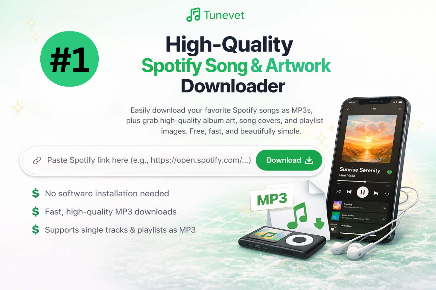 No -1 of Top Free Online Spotify to mp3 Downloaders