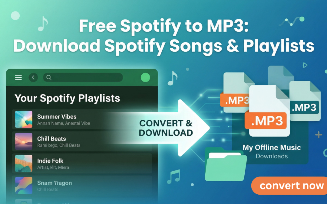 Free Spotify to MP3 Downolader: Download Spotify Songs & Playlists