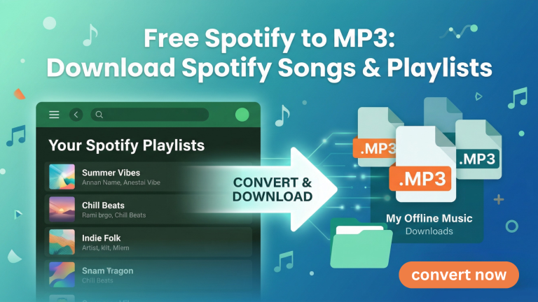 Free Spotify to MP3 Downolader: Download Spotify Songs & Playlists